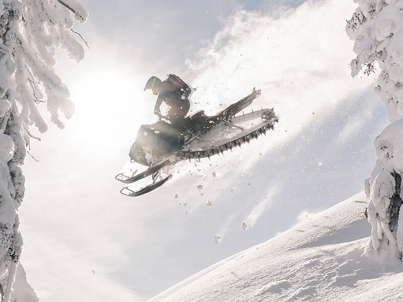 Arctic Cat deep snow snowmobiles