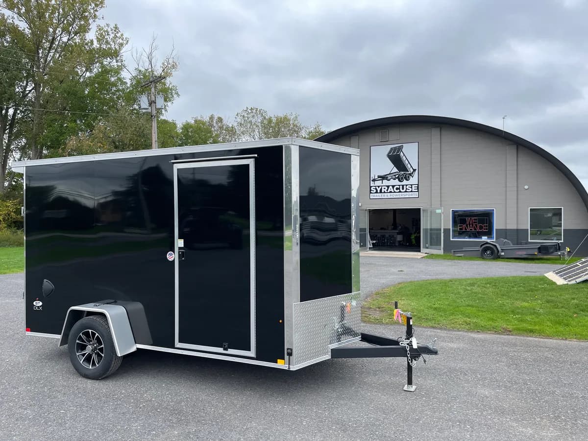 LOOK Trailers 6x12 3K ST DLX Flat Top V-Nose Enclosed Trailer - View 1