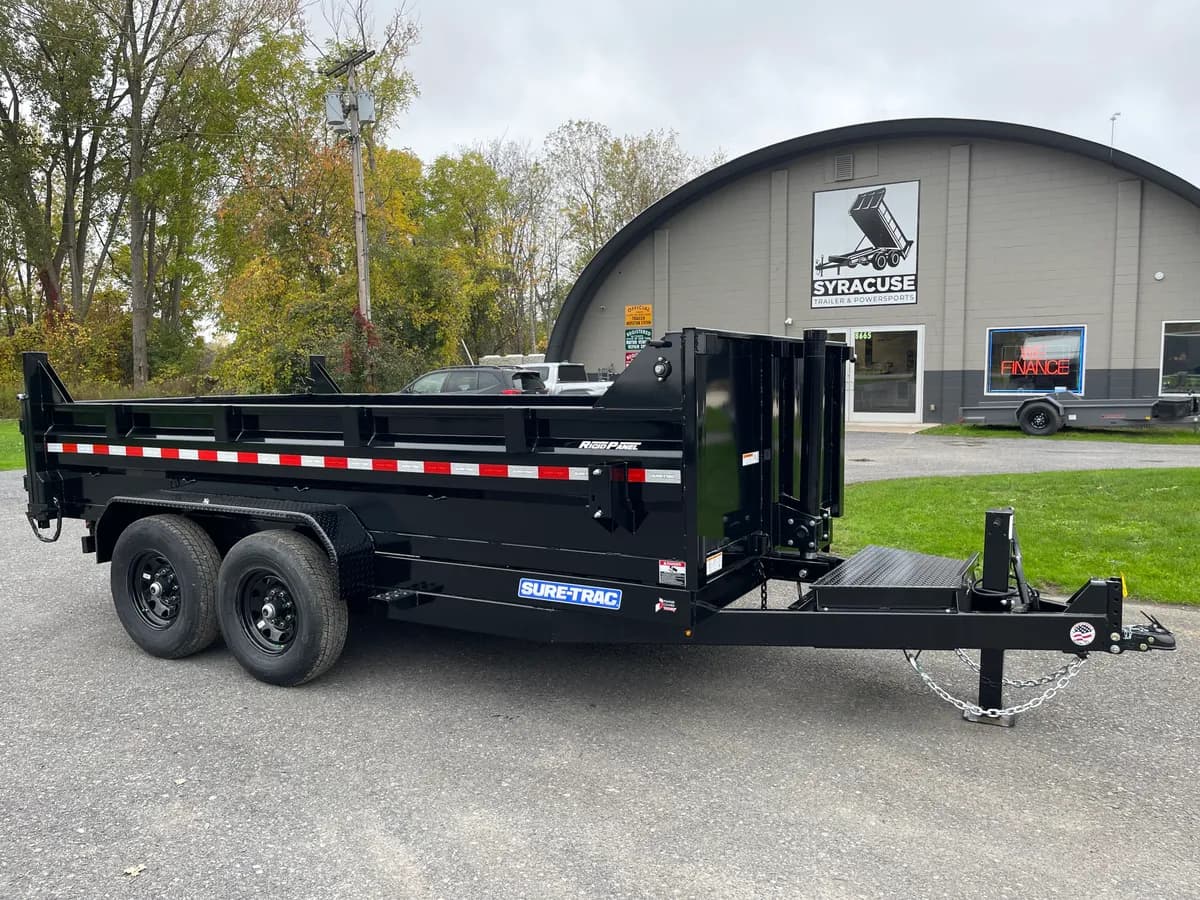 Sure-Trac 7x14 14K HD Low Profile Telescopic Dump Trailer - View 1