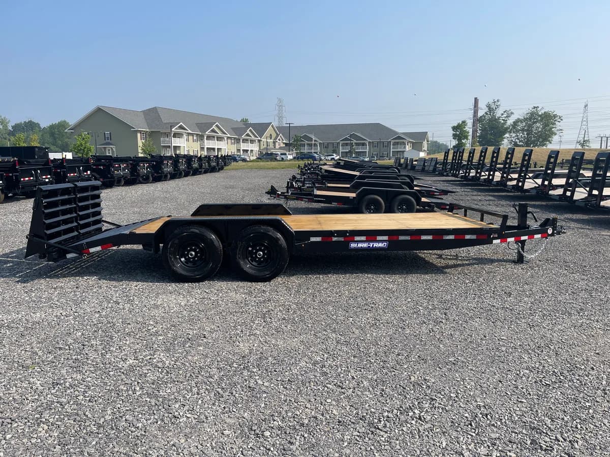Sure-Trac 7x20 (17+3) 14K Universal Ramp Equipment Trailer - View 1