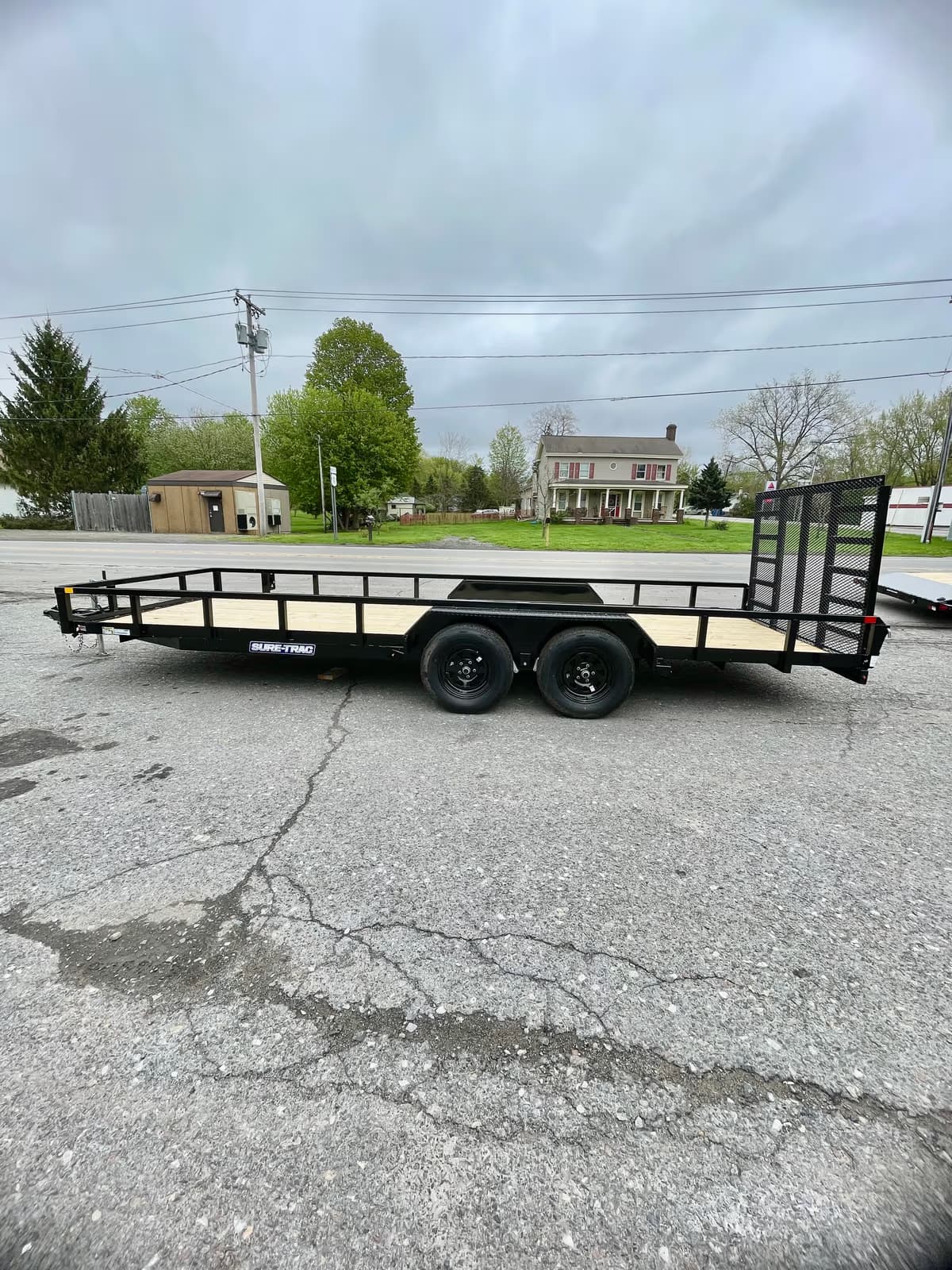 Sure-Trac 7X16 10K Tube Top Utility Trailer - View 1