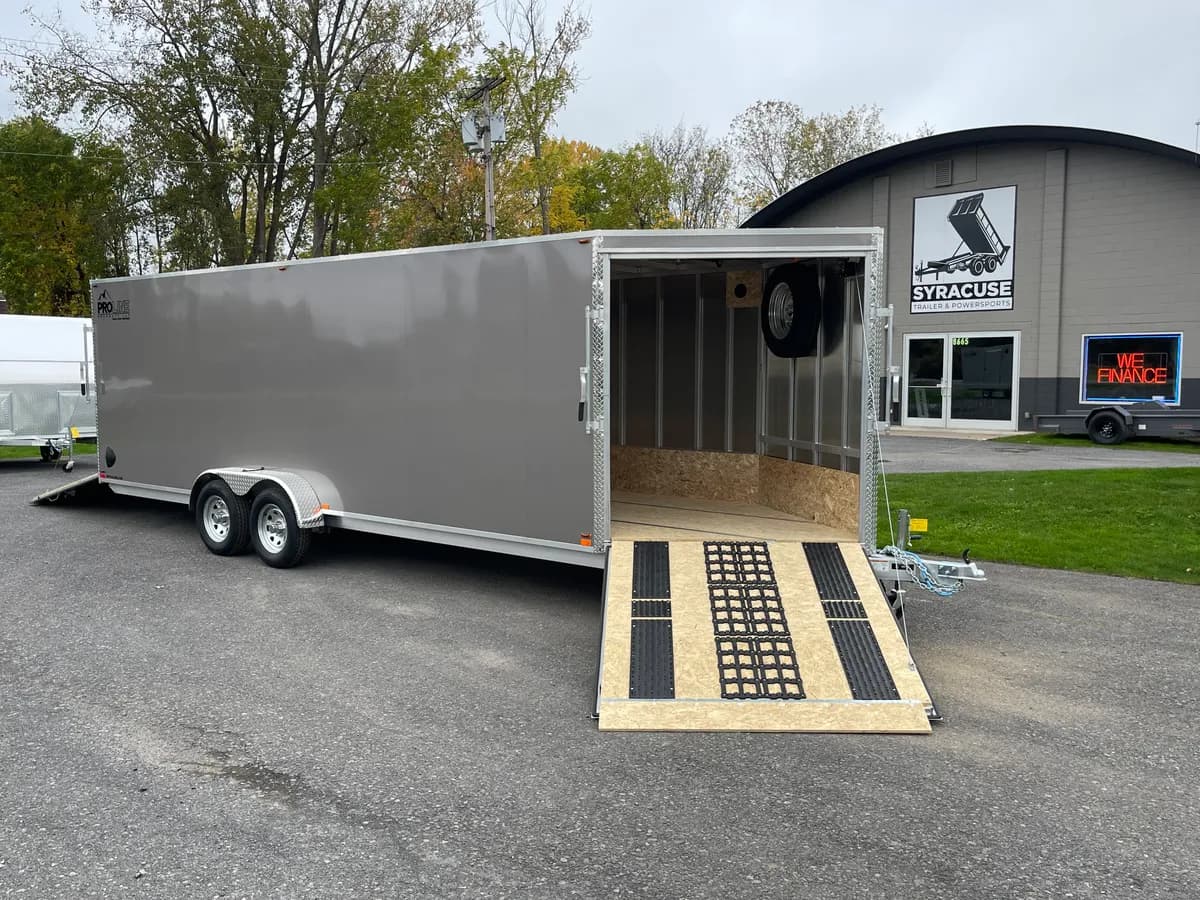 PROLine 7x22+54"V 7K Snowmobile Trailer - View 1