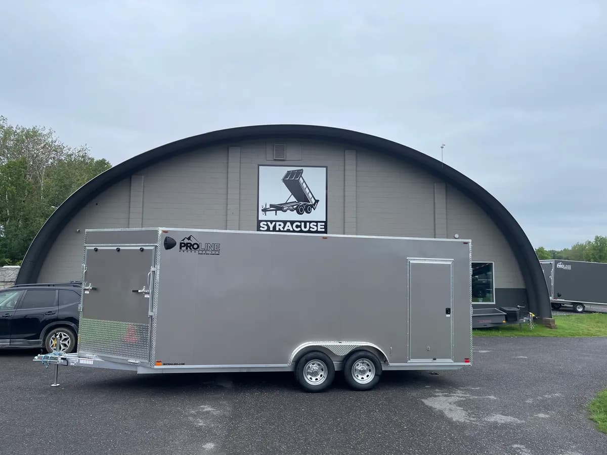PROLine 7.5x18 +54"V 7K Snowmobile Trailer - View 1