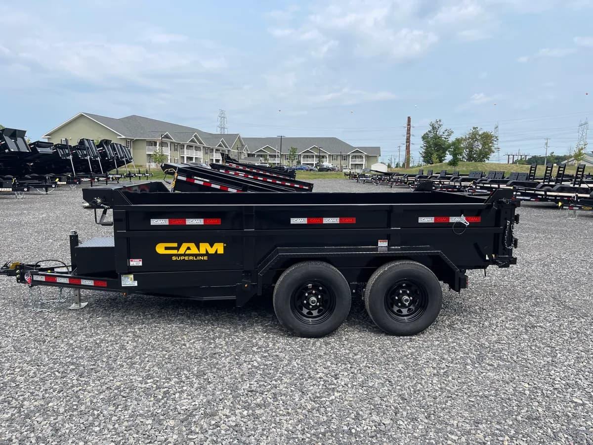 CAM Superline 6x12 11K Single Ram Dump Trailer - View 1
