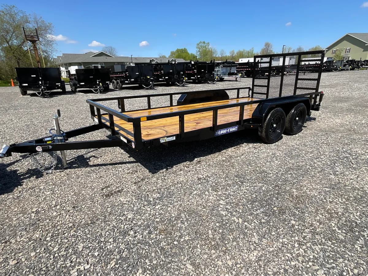 Sure-Trac 7x16 10K Tube Top Utility Trailer - View 1