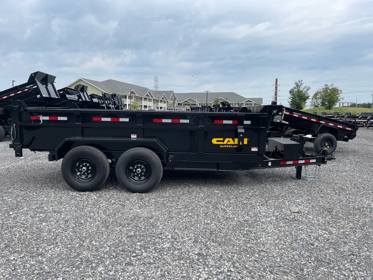 CAM Superline 7x14 14K HD Telescopic Dump Trailer - View 1