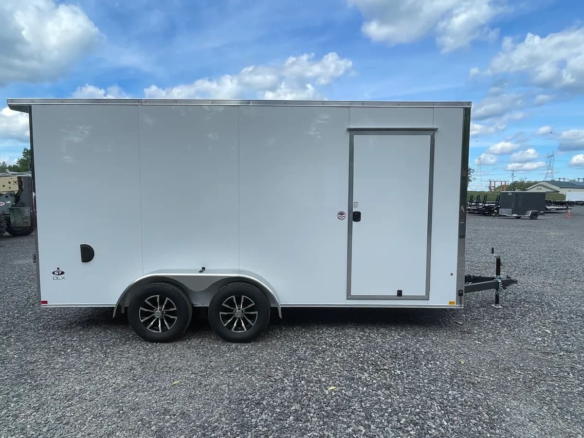LOOK Trailers 7x16 7K ST DLX Flat Top V-Nose Enclosed Trailer - View 1